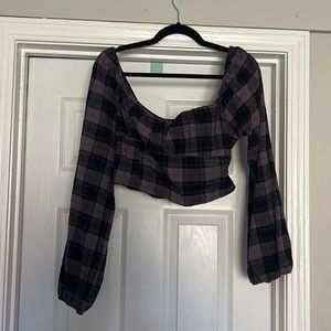 Wild fable long sleeve crop top